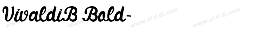 VivaldiB Bold字体转换